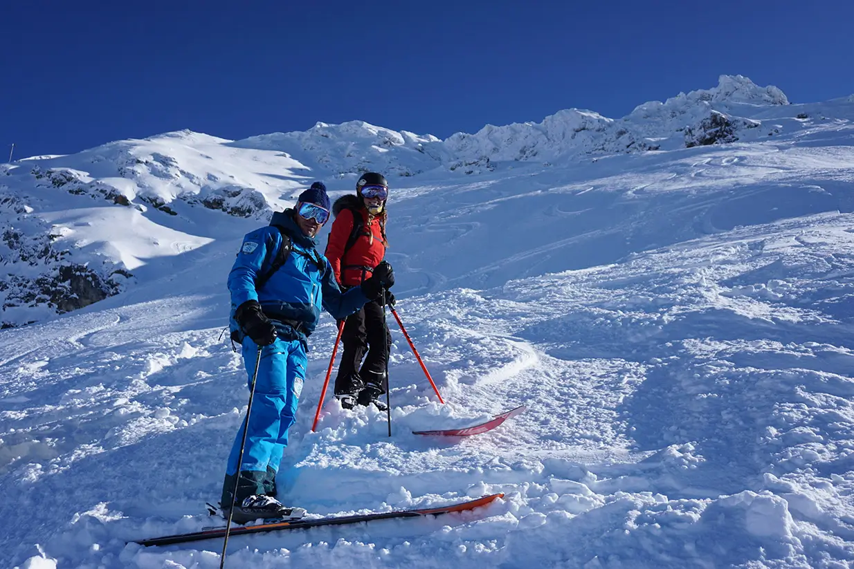 Hors-piste à Sainte-Foy : Cristal Dark, la noire sauvage des freeriders